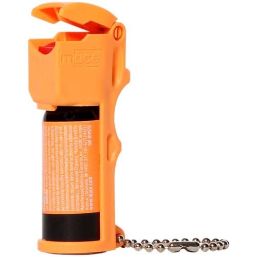 Mace Bran Pepper Spray Pocket Model Neon Orange Back Side Veiw